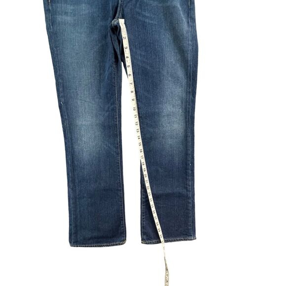 Ralph Lauren Jeans Womens 6 Blue Kelly Stretch Denim Y2K Bootcut Whisker Western - Picture 7 of 13